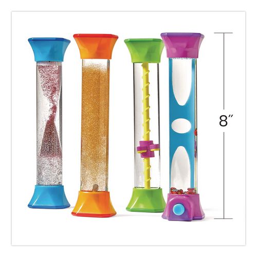 Sensory Fidget Tubes, Ages 3 and Up, Assorted Colors, 4 Pieces