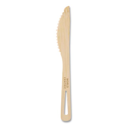 Bamboo Cutlery, Knife, Paper, Natural, 2,000/Carton