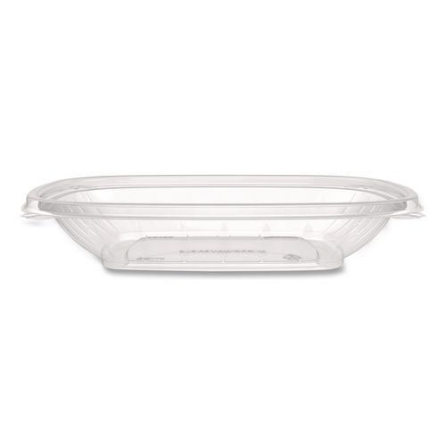 Square Plastic Bowls, 24 oz, 5 x 5 x 1.99, Clear, Plastic, 63 Bowls/Sleeve, 4 Sleeves/Carton