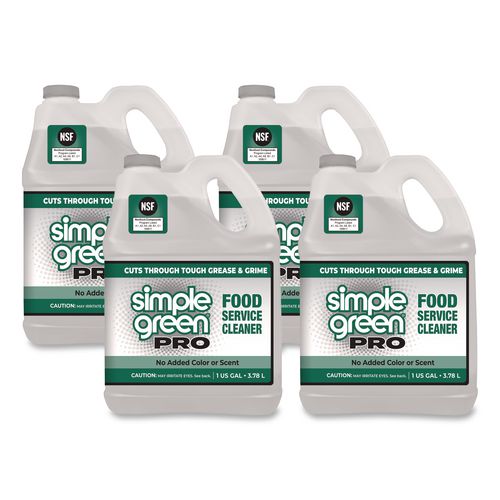 Pro Food Service Cleaner, 1 gal Bottle, 4/Carton