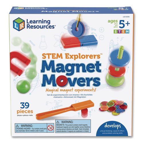 STEM Explorers Magnet Movers, Grades K to 2, 39 Pieces