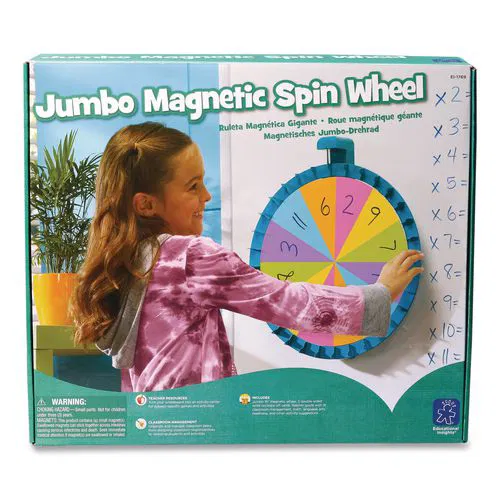 Jumbo Magnetic Spin Wheel, 16" Diameter, Ages 3 and Up