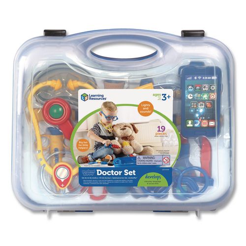 Pretend and Play Doctor Set, Ages 3 and Up, 19 Pieces
