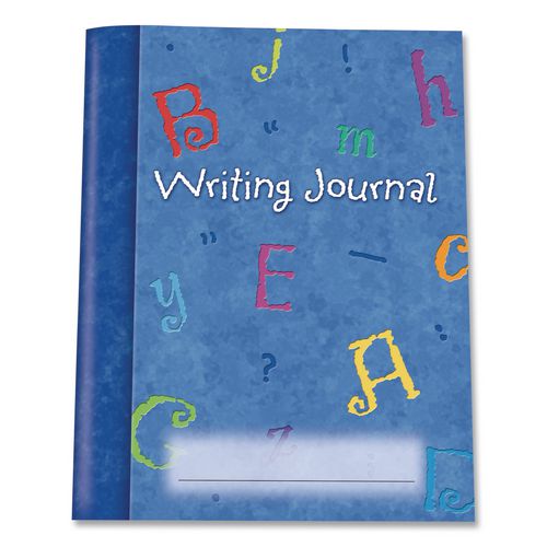 Writing Journals, Medium/College Rule, Blue Cover, (64) 7 x 9 Sheets, 10 Journals