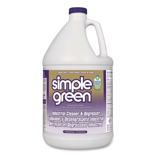 Industrial Cleaner and Degreaser, Lavender Scent, 1 gal Bottle,  6/Carton