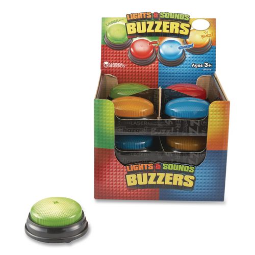 Lights and Sounds Buzzers, Ages 3 and Up, 12 Buzzers