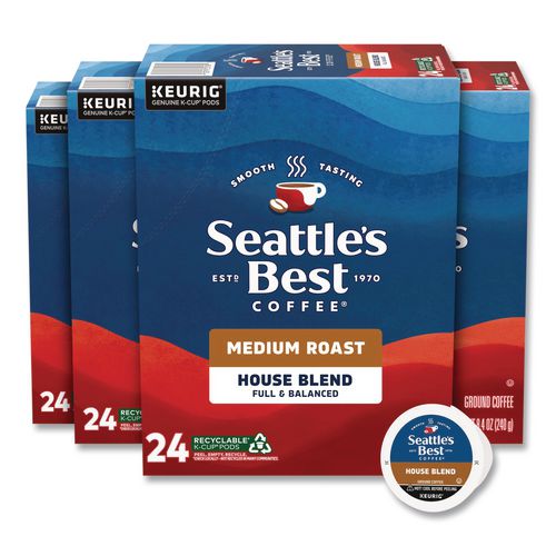 House Blend Coffee K-Cup, 24/Box, 4/Carton