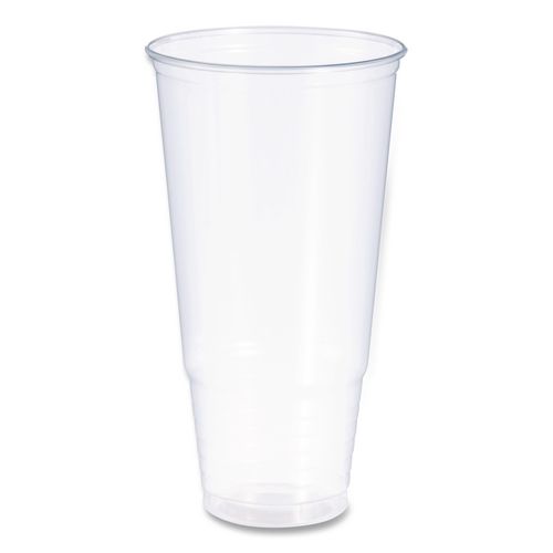 Conex ClearPro Plastic Cold Cups, ProPlanet Seal, 44 oz, Clear, 400/carton