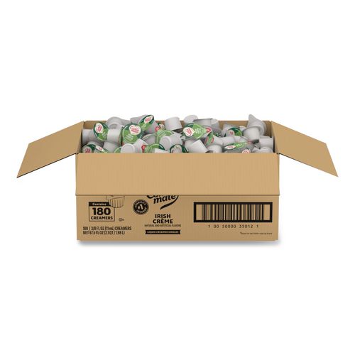 Bulk Liquid Coffee Creamer, Irish Cream, 0.38 oz Mini Cups, 180/Carton