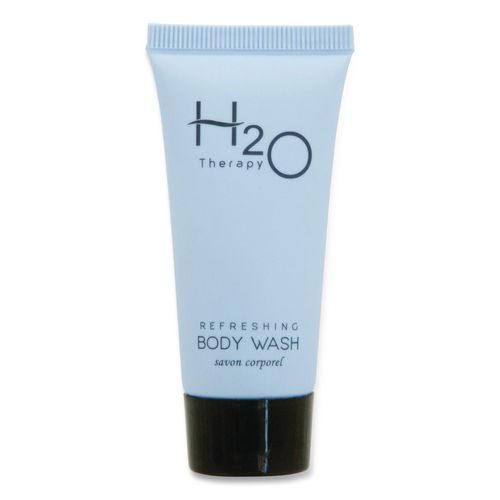 H2O Therapy Body Wash Single Use, White Tea and Lemongrass, 0.85 oz, 300/Carton