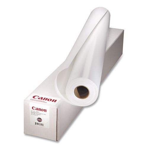 Satin Photographic Paper Roll, 2" Core, 7 mil, 24" x 100 ft, Satin White