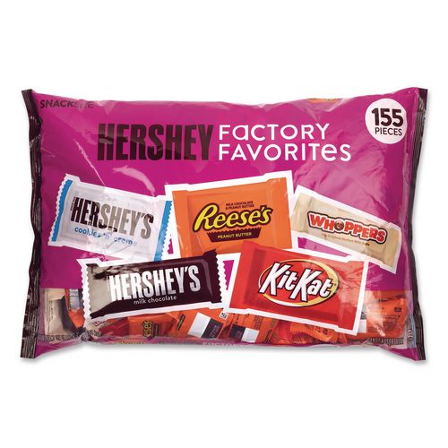 Snack Size Bulk Candy Assortment, Assorted Flavors, Individually Wrapped, 155 Pieces