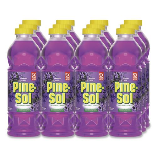 Multi-Surface Cleaner Concentrated, Lavender Clean, 24 oz Bottle, 12/Carton