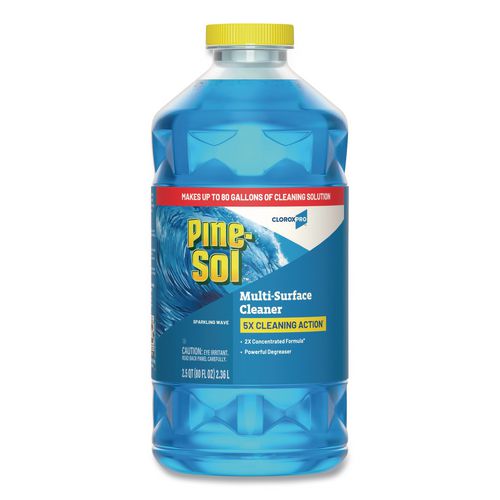 CloroxPro Multi-Surface Cleaner Concentrated, Sparkling Wave Scent, 80 oz Bottle