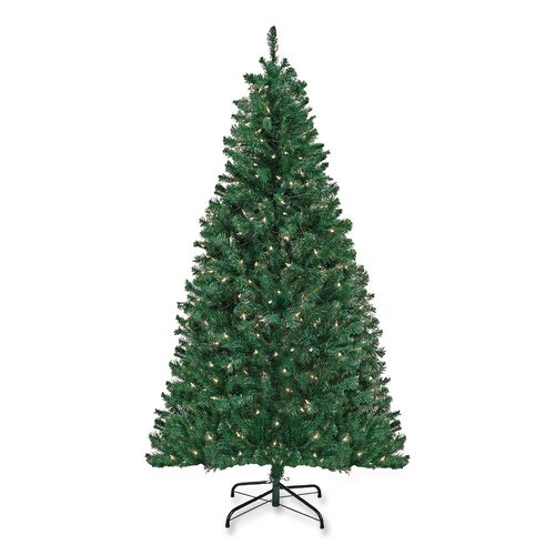 Pre-Lit Acacia Tree, 37" x 37" x 70.8", Green Tree, Green Tree Stand