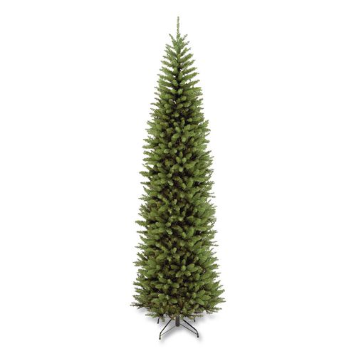 Kingswood Fir Pencil Tree, 35" x 35" x 108", Green Tree, Green Tree Stand