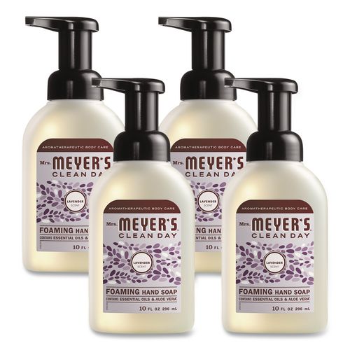 Clean Day Foaming Hand Soap, Lavender, 10 oz, 4/Carton