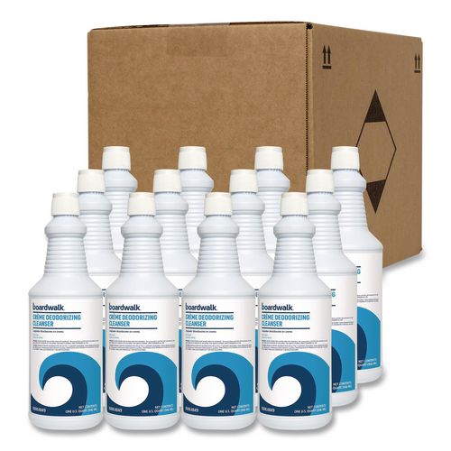 Creme Deodorizing Cleanser, Mint Scent, 32 oz Bottle, 12/Carton