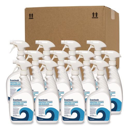 Industrial Cleaner and Degreaser, Spearmint Scent, 32 oz Bottle, 12/Carton