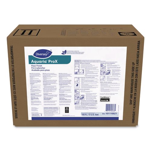 Aquaria ProX Floor Finish, Characteristic Scent, 5 gal Bag in Box