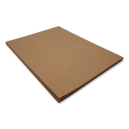 Riverside Construction Paper, 76 lb Text Weight, 9 x 12, Brown, 50/Pack