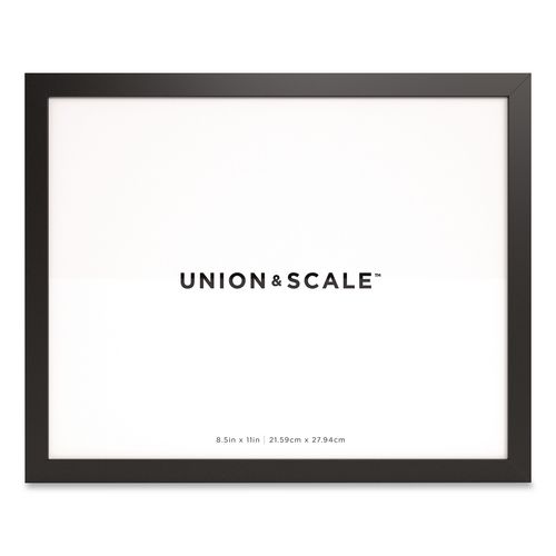 Essentials Wood Picture Frame, 8.5 x 11, Black