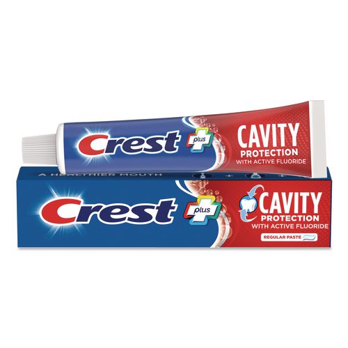 Cavity Protection Toothpaste, Regular, 4.2 oz, Tube, 24/Carton