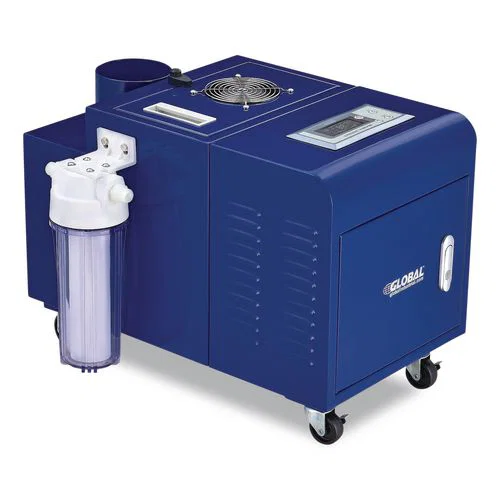 Ultrasonic Humidifier, 38 pt Tank Capacity, 150 pt Output, 13.75 x 23.62 x 18.25, Blue