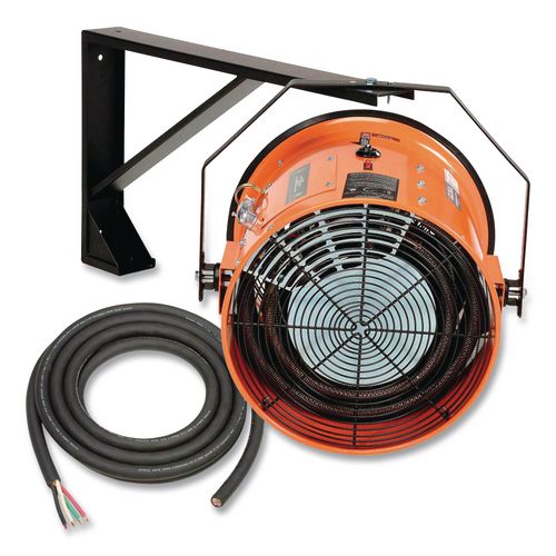 Electric Salamander Heater with Adjustable Thermostat 480 V, 30,000 W, 23.03 x 7.12 x 24.68, Orange