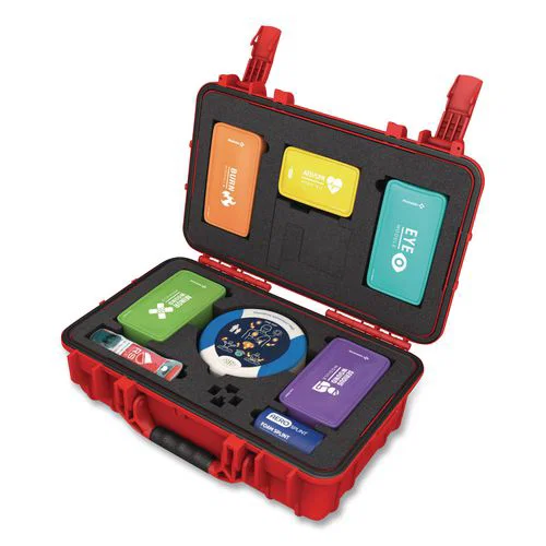 Trauma Kit with HeartSine 360P - XL Rugged Hard Case, 287 Pieces