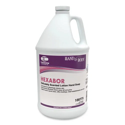 HEXABOR Delicately Scented Lotion Hand Soap, 1 gal Bottle, 4/Carton
