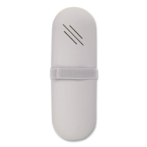 Silicone Travel Pouch, 3 x 1.3 x 9, Light Gray