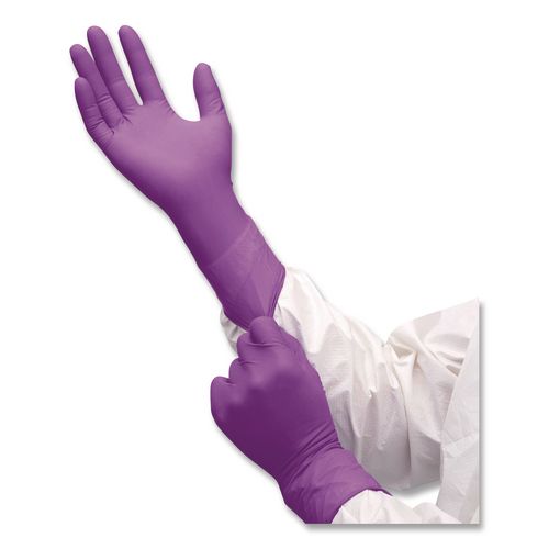 Polaris Nitrile Exam Gloves, AQL 0.65, X-Small, 5.9 mil Thick, 9.5" Long, Dark Magenta, 100/Box, 10 Boxes/Carton