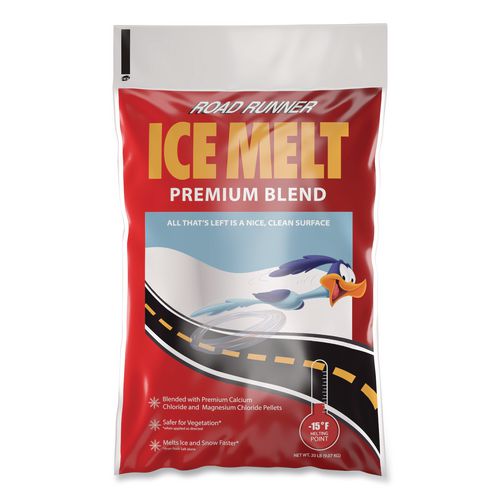 Road Runner Ice Melt, 20 lbs Bag, 100/Pallet