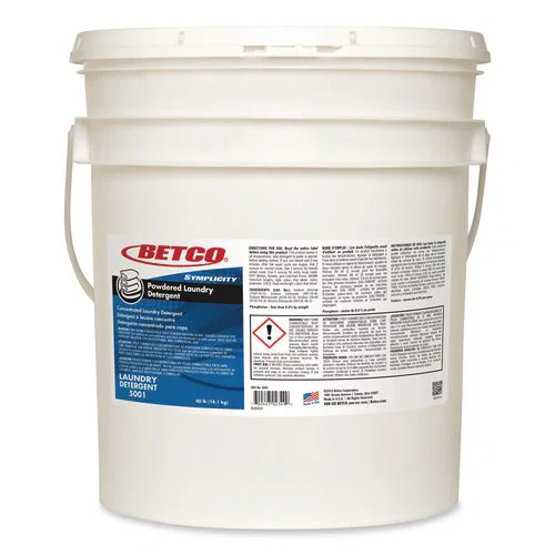 Symplicity Powdered Laundry Detergent, 40 lb Pail