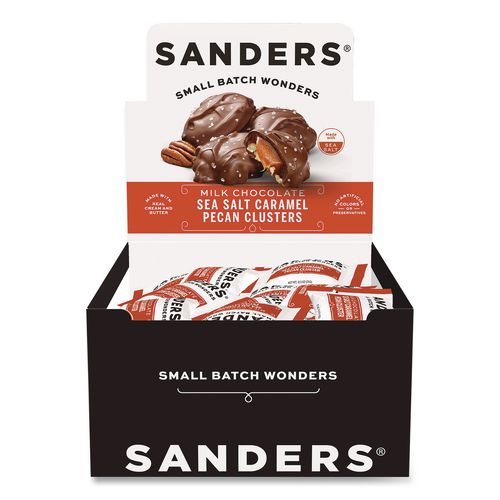 Small Batch Wonders Snack-Size Sea Salt Caramel Pecan Cluster, 48 Pieces, 24 oz Box