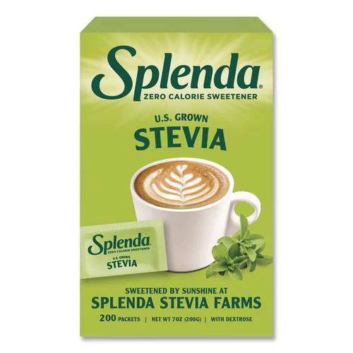 Stevia Sweetener Packet, 0.04 oz, 200/Box