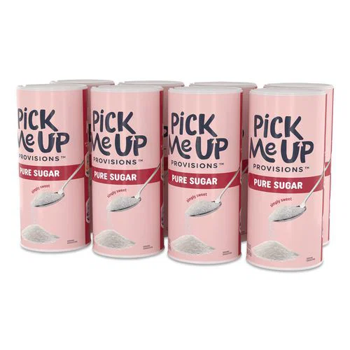 Pure Sugar, 22 oz Canister, 8/Pack