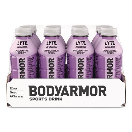 LYTE Sports Drink, Dragonfruit Berry, 16 oz Bottle, 12/Pack