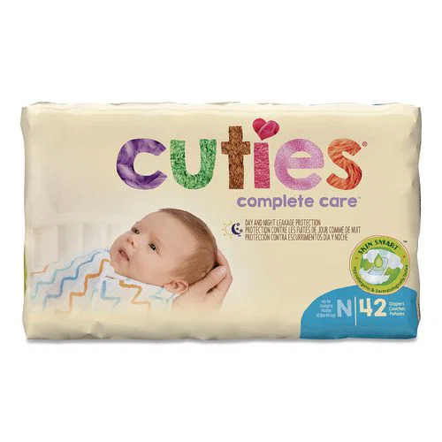 Complete Care Diapers, Size 0, Newborn to 10 lbs, 160/Carton