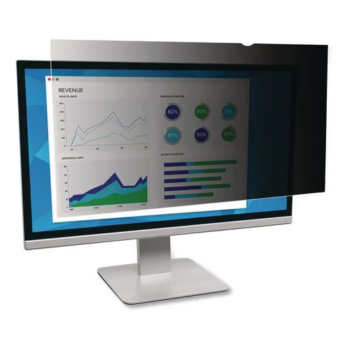 Antiglare Frameless Filters for 20" Widescreen Flat Panel Monitor, 16:9 Aspect Ratio, Black