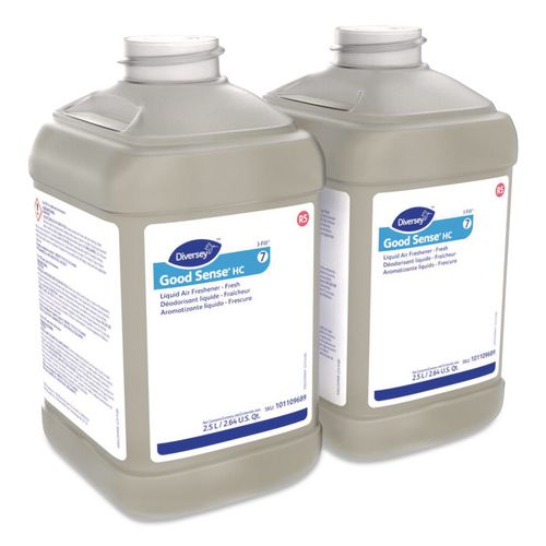 Good Sense HC Liquid Air Freshener, Fresh, 2,500 mL Bottle, 2/Carton