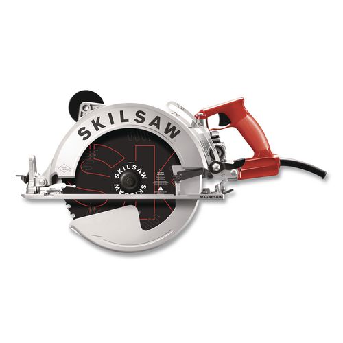Sawsquatch 15 Amp 10-1/4" Magnesium Worm Drive Circular Saw, 0 to +51 Degree Bevel Range, 40 T Blade