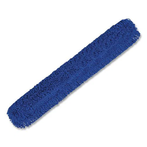 Microfiber Looped Dust Mop Pad Head, 60 x 5, Blue