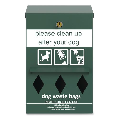 Wall-Mount Pet Waste Roll Bag Dispenser