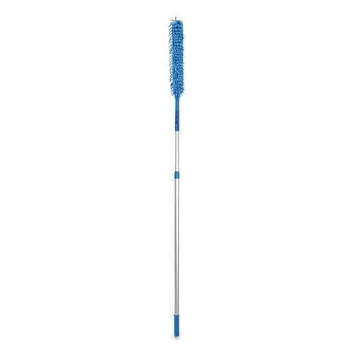 Flexible Wand Duster with Microfiber and Chenille Sleeve and 6 ft Telescopic Pole, 2/Kit