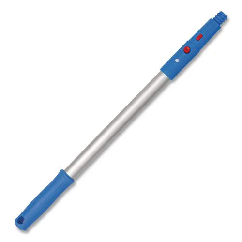 20" Aluminum Pole with Click/Lock Adapter Cone, Blue/Silver