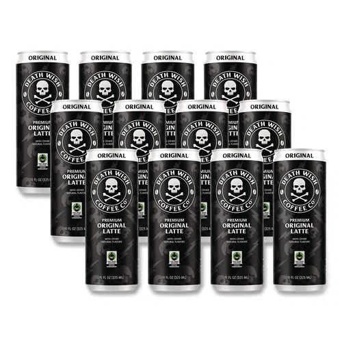 Original Latte Cold Brew Coffee, 11 oz Can, 12/Carton