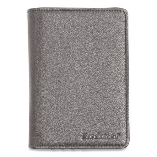 RFID Passport Holder, Polyurethane, Dark Gray