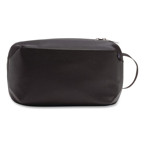 Polyester Toiletry Bag, 10.5 x 4.5 x 6.75, Black